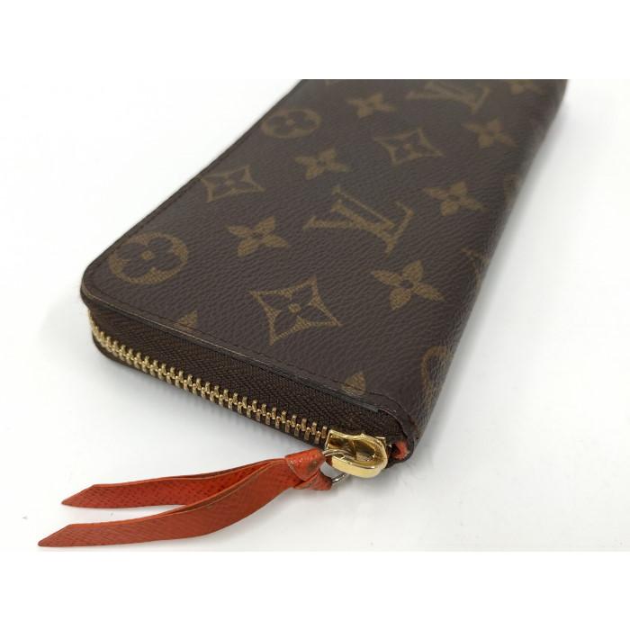 【中古】LOUIS VUITTON ポルトフォイユ クレマンス ラウンドファスナー 長財布 モノグラム ピモン M60743｜interior-collection｜04