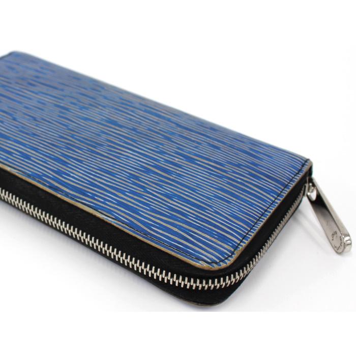 LOUIS VUITTON 【中古】LOUIS ジッピーウォレット エピデニム ブルー 