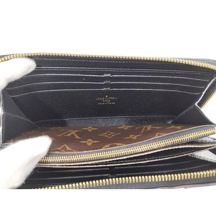 【中古】LOUIS VUITTON ジッピーウォレット ラウンドファスナー 長財布 モノグラム レティーロ ノワール M61855｜interior-collection｜08