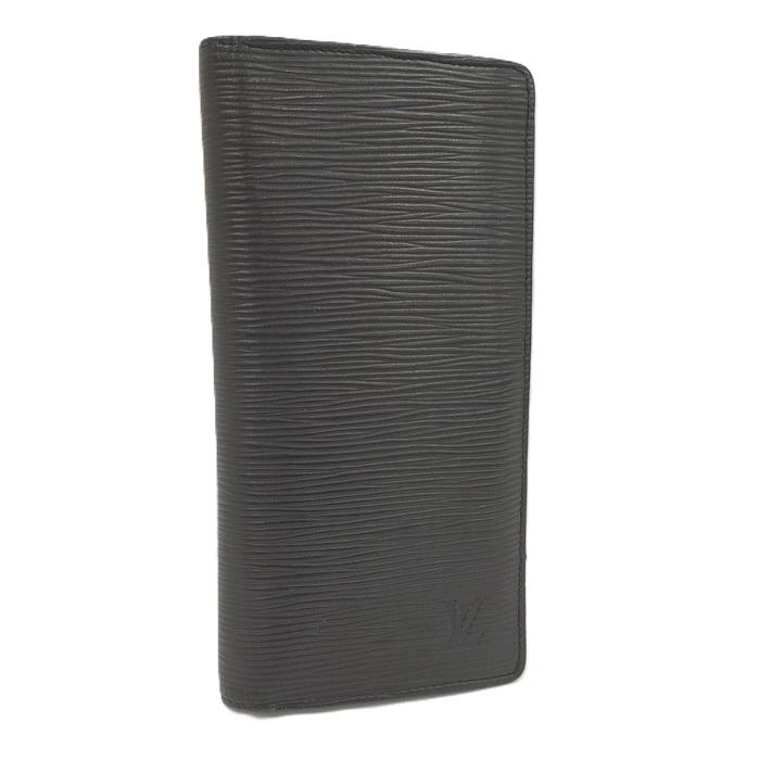 【最高級美品】ルイヴィトン エピ ポルトフォイユ ブラザ 長財布 黒 ノワール LOUIS VUITTON ポルトフォイユ ブラザ 二つ折り長財布 エピ レザー