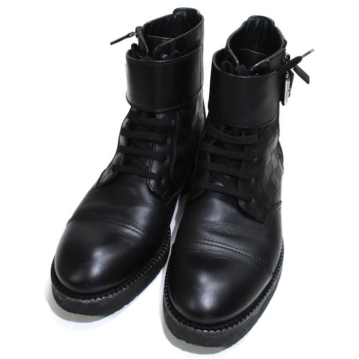 LOUIS VUITTON 【中古】LOUIS レースアップ アンクルベルト サイド 