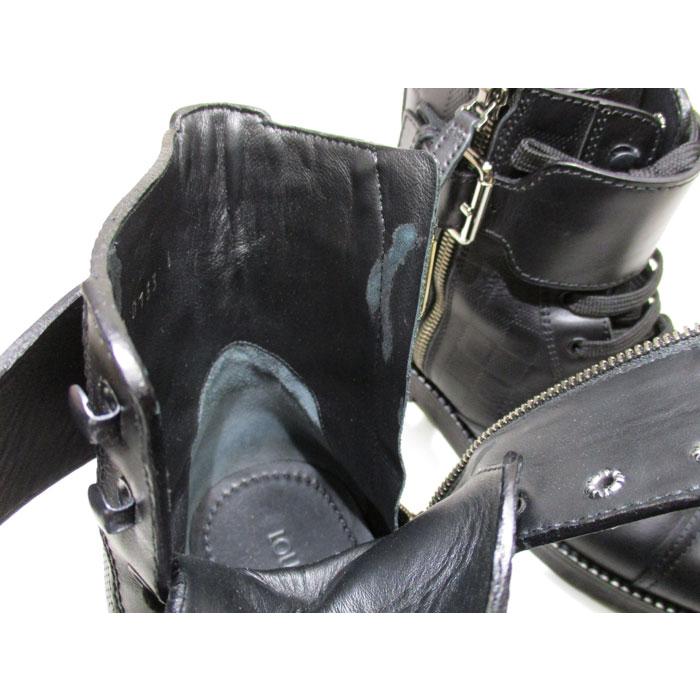 LOUIS VUITTON 【中古】LOUIS レースアップ アンクルベルト サイド 