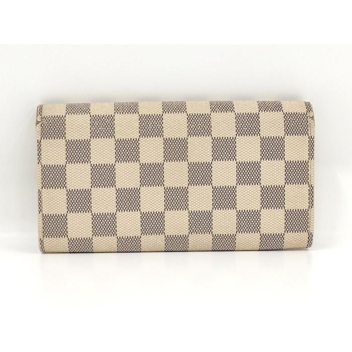 【中古】LOUISVUITTON 二つ折り長財布 ポルトフォイユサラ ダミエ アズール N61735｜interior-collection｜03