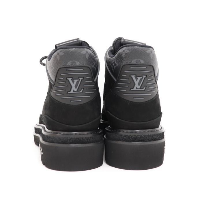 LOUIS VUITTON 【中古】ルイヴィトン アンクルブーツ LV NBA オーベル 