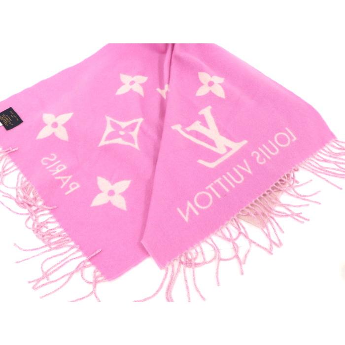 中古】ルイヴィトン マフラー エシャルプレイキャビック モノグラム  