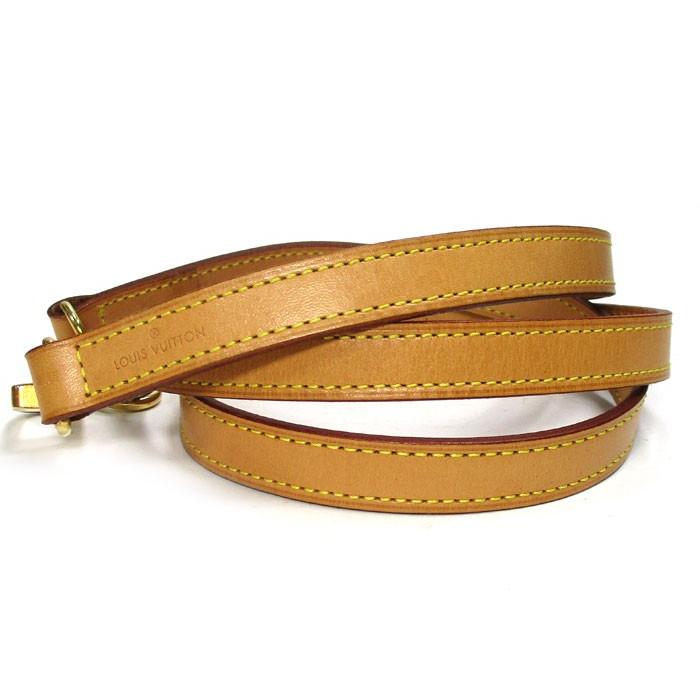 LOUIS VUITTON ショルダーストラップ ヌメ革×ゴールド金具 LOUIS 