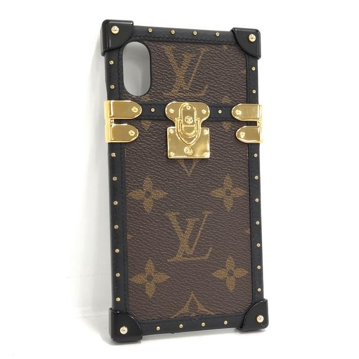 中古】LOUIS VUITTON アイ トランクライト モノグラム iPhoneケース X