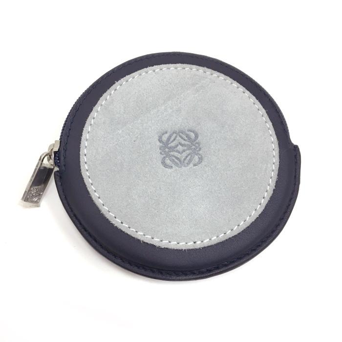 Expectation 中古 ロエベ コインケース ラウンド ファスナー アナグラム レザー スエード ネイビー グレー サカイのリサイクルショップ 通販 Yahoo ショッピング 新作 Skylanceronline Com