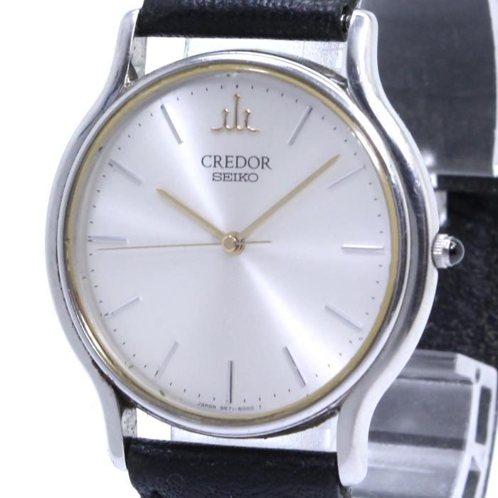 中古 セイコー クレドール メンズ腕時計 クォーツ Ss Gp ホワイト文字盤 Gkam030 9571 6000 サカイのリサイクルショップ 通販 Yahoo ショッピング