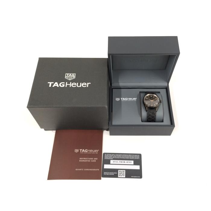 【中古】TAG Heuer カレラ メンズ 腕時計 クオーツ SS レザー ブラック ブラウン文字盤 WAR1113｜interior-collection｜10