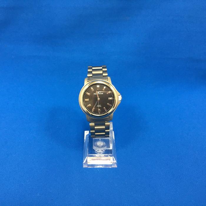 中古】テクノス レディース腕時計 T8088 ソーラー チタン 黒文字 中古】テクノス レディース腕時計 T8088 ソーラー チタン 黒文字