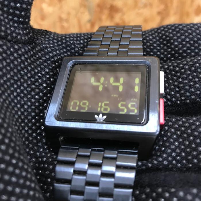 【中古】adidas ユニセックス 腕時計 Z013041 クオーツ メタリックブルー [jgg]｜interior-collection｜04