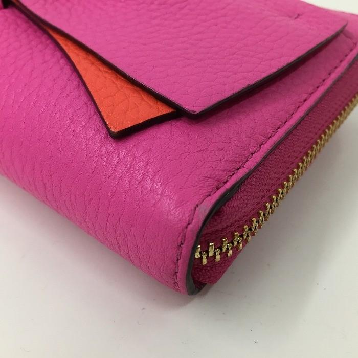 kate spade NEW YORK 【中古】ケイトスペード ラウンドファスナー長 