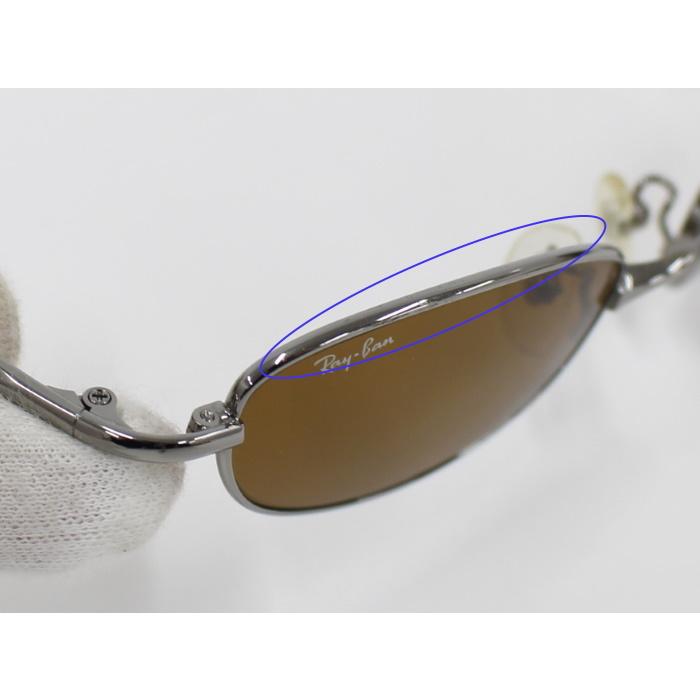 Ray-Ban 【中古】レイバン サングラス オーバル ブラウンレンズ