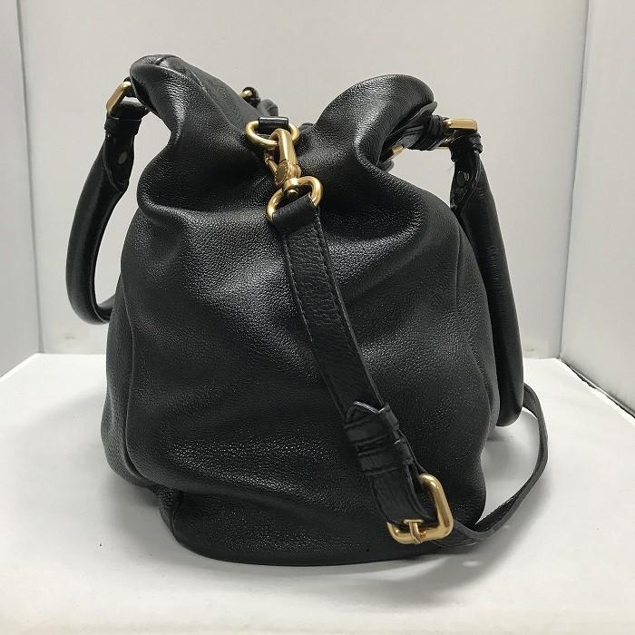 【中古】MARC BY MARC JACOBS 2WAYショルダーバッグ レザー ブラック [jgg]｜interior-collection｜03