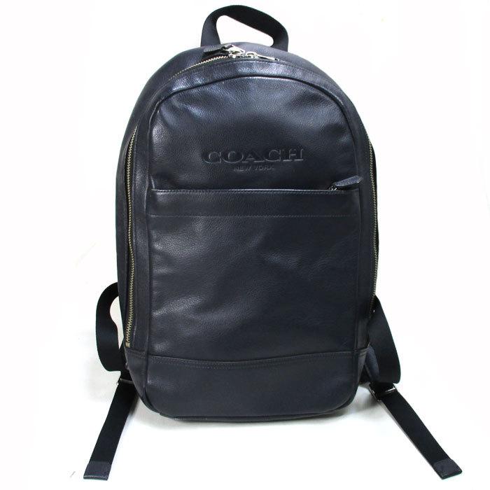 中古】コーチ リュックサック チャールズ スポーツ レザー スリム  