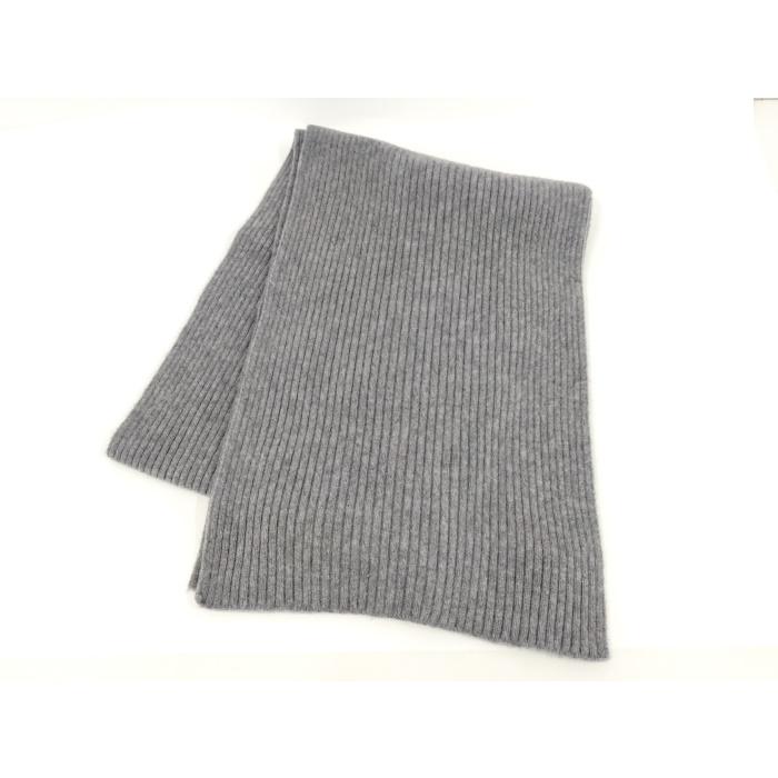 シャネル100%カシミヤ リブ マフラー 【公式通販】