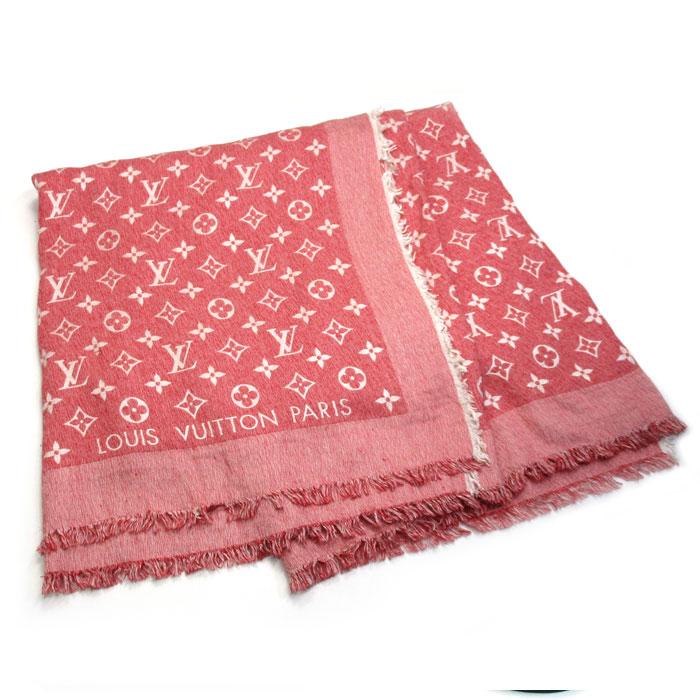 中古】LOUIS VUITTON ショール モノグラム ティーシャー ティング 