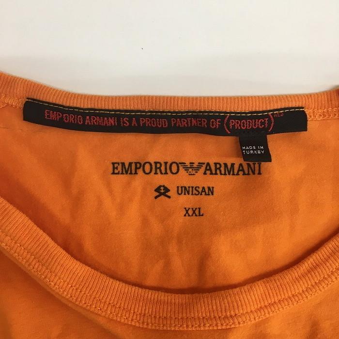 【中古】エンポリオ アルマーニ Tシャツ メンズ オレンジ 表記サイズ XXL [jggI]｜interior-collection｜03