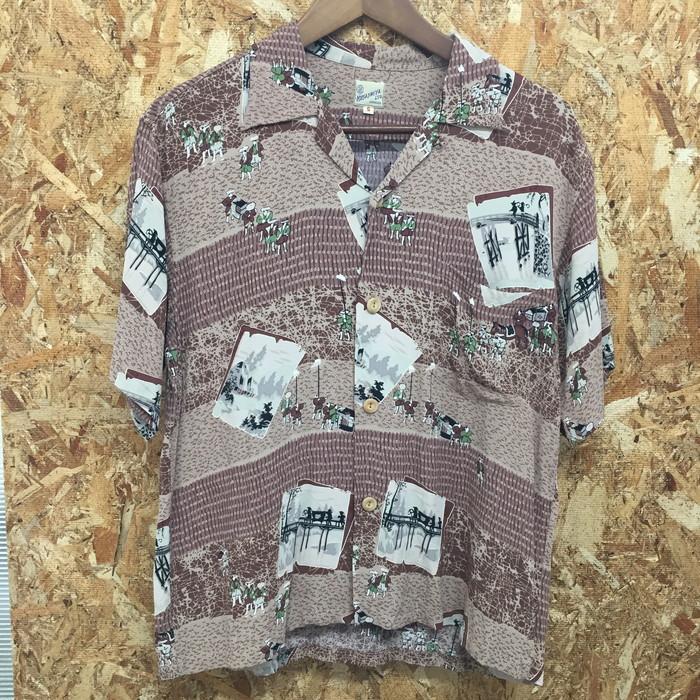 SUN SURF SUNSURF MUSASHIYA special edition メンズ アロハシャツ  