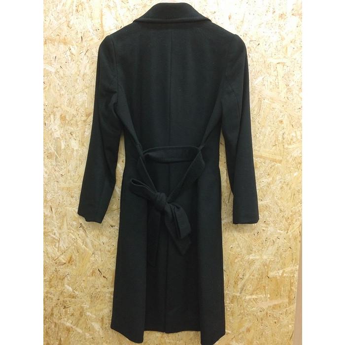 INED 【中古】INED イネド カシミヤ100% ロングコート ブラック INED 【中古】INED イネド カシミヤ100% ロングコート ブラック
