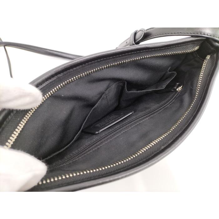 【中古】COACH シグネチャー ショルダーバッグ キャンバス グレー系 ブラック系 58285｜interior-collection｜08