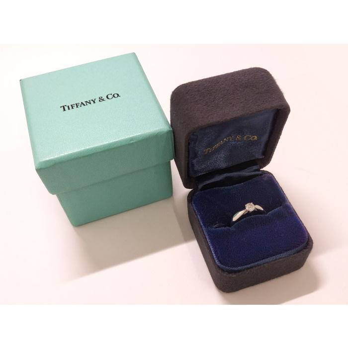 【中古】Tiffany＆Co. ソリティア ハーモニーリング Pt950 プラチナ ダイヤモンド D0.23ct 約5号 約3.3g｜interior-collection｜10