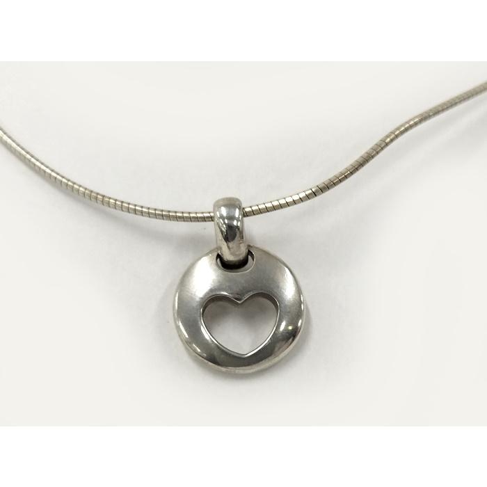 TIFFANY＆Co. チョーカー ネックレス ハート モチーフ ロゴ SV925