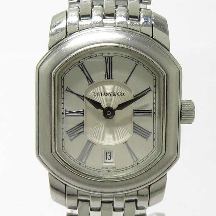 中古】TIFFANY&Co. マーク クーペ レディース 腕時計 クオーツ SS 