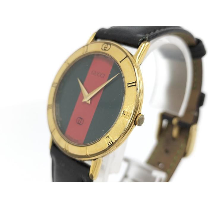 GUCCI シェリーライン レディース 腕時計 SS GP クオーツ 3000L