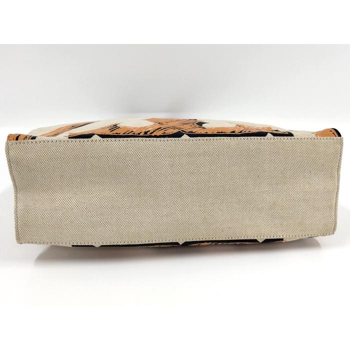 TORY BURCH（トリーバーチ） トートバッグ キャンバス レザー ベージュ