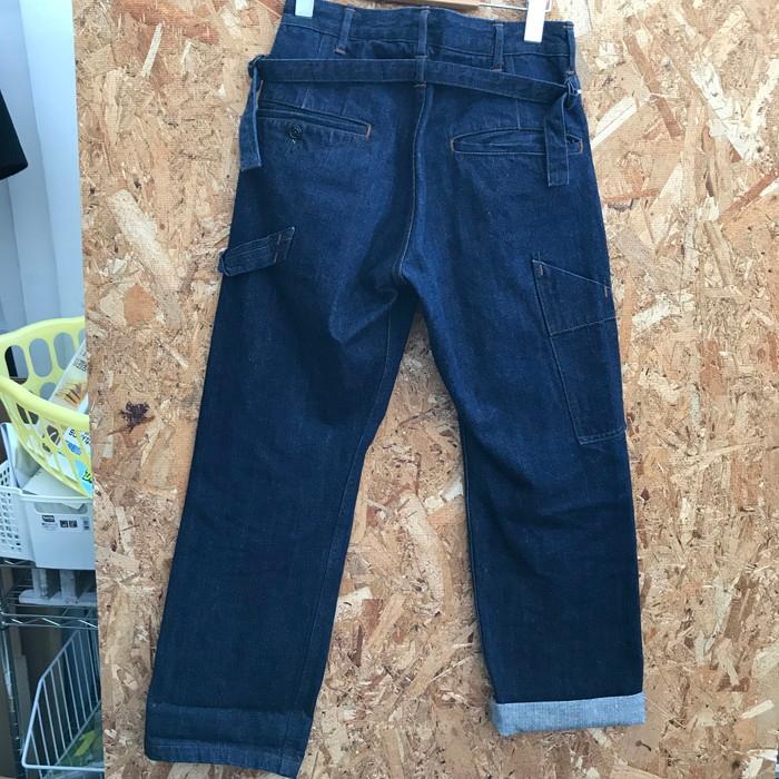 中古】MHL.CANTONOVERALLS マーガレットハウエル デニムパンツ 