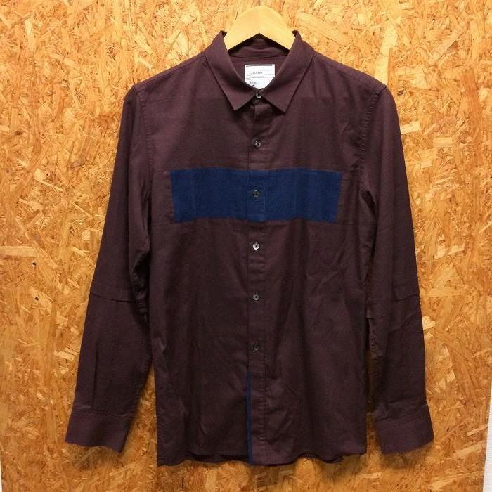 SHAREEF 【中古】シャリーフ メンズ 長袖シャツ ワインレッド系