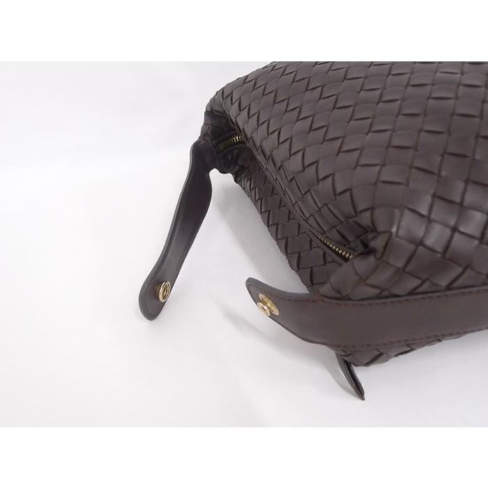 BOTTEGA VENETA ハンドバッグ ハンドポーチ イントレチャートレザー