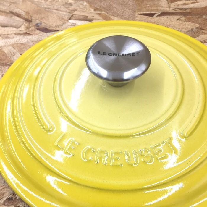 Le Creuset 【中古】ルクルーゼ ココットロンド 両手鍋 クインス 