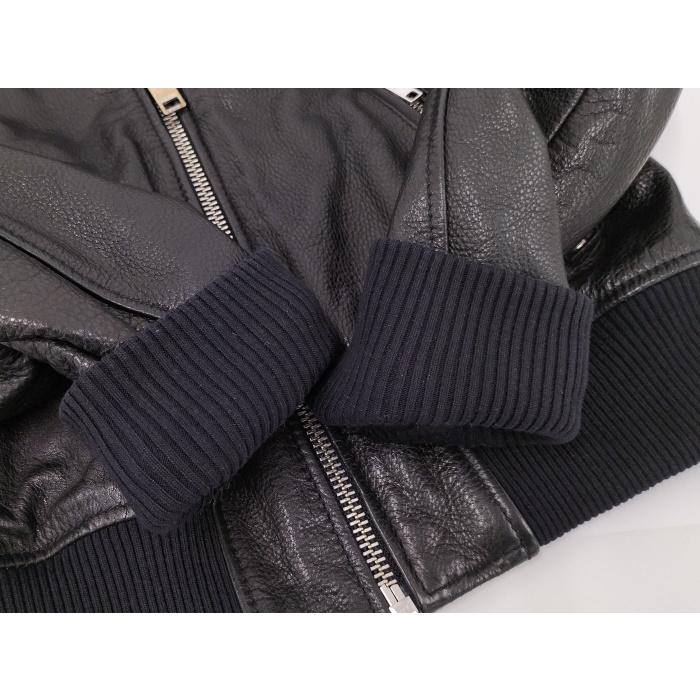 【中古】DIESEL ジャケット 牛革 アセテート ブラック 表記サイズS 93243｜interior-collection｜06