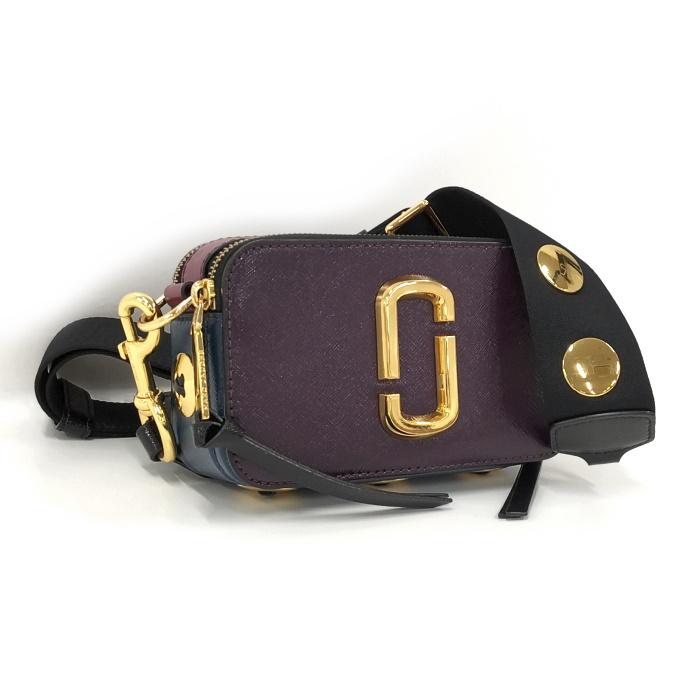MARC JACOBS 【中古】MARC スナップショット ショルダーバッグ レザー  