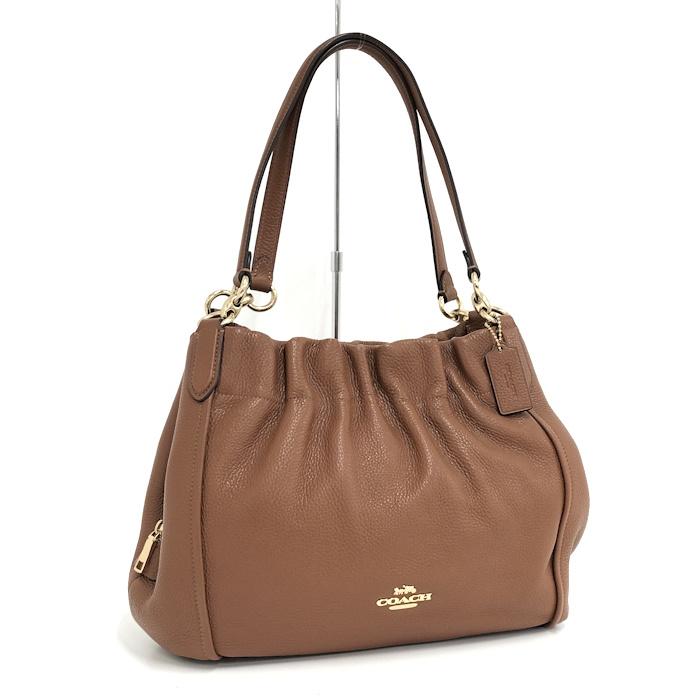 COACH（コーチ） ショルダーバッグ レザー ブラウン C1454 : サカイの