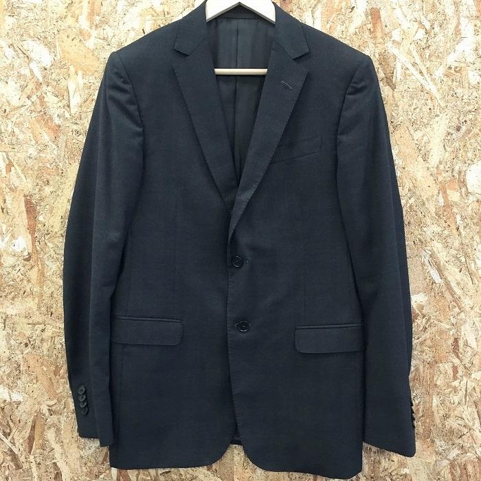 中古】ジーゼニア ドロップ8 メンズ スーツ 上下セットアップ チェック 