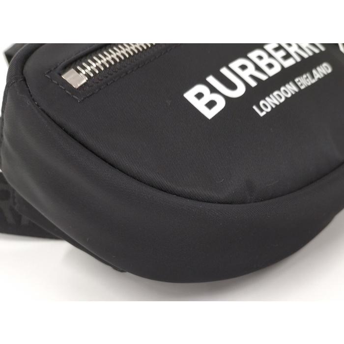 BURBERRY ウエストバック ナイロン ブラック BURBERRY（バーバリー） ボディバッグ ウエストバッグ ナイロン