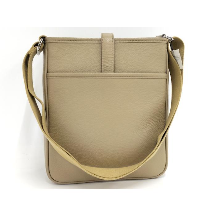 BURBERRY ショルダーバッグ レザー ベージュ