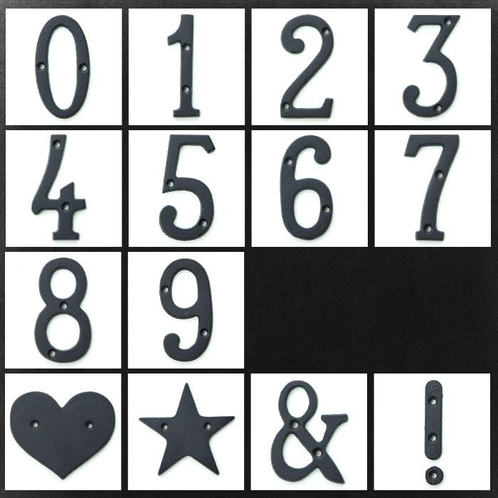 アイアンアルファベット 大 アンティーク 切り文字 表札