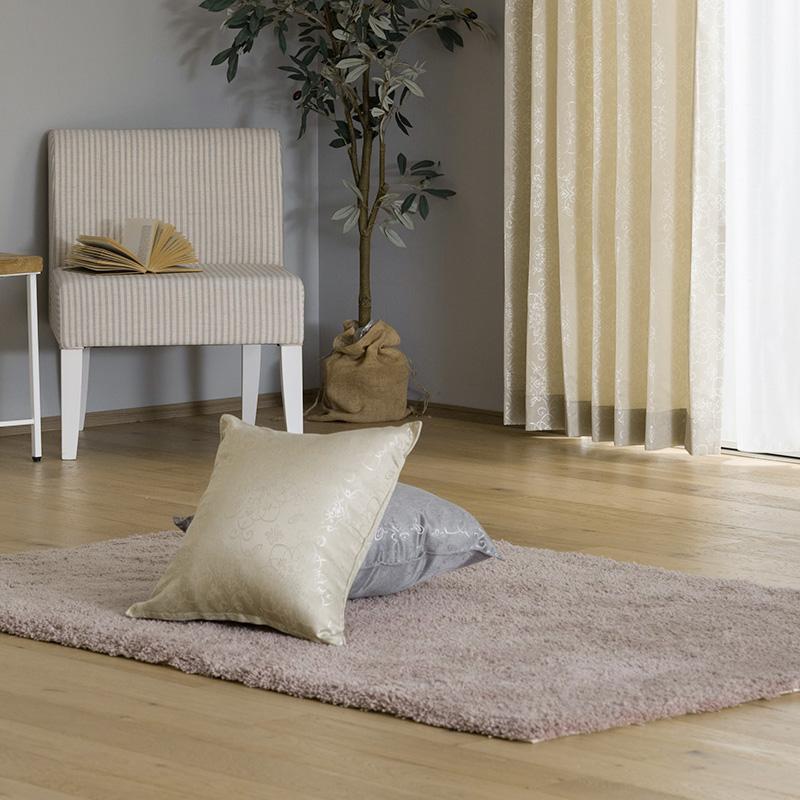 クッションカバー おしゃれ 50cm×50cm AH302 ソワレ [1枚] ジャガード