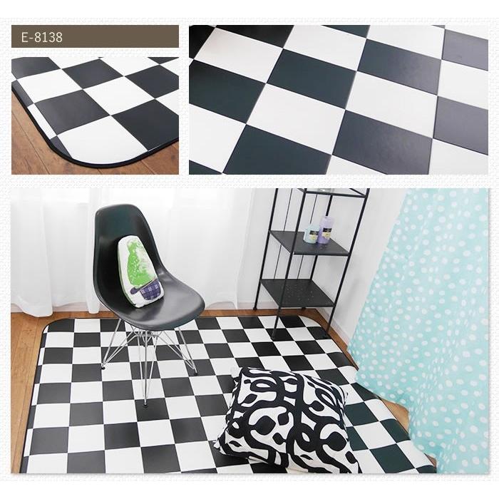 クッションフロア シート マット ダイニングラグ 拭ける 撥水 おしゃれ