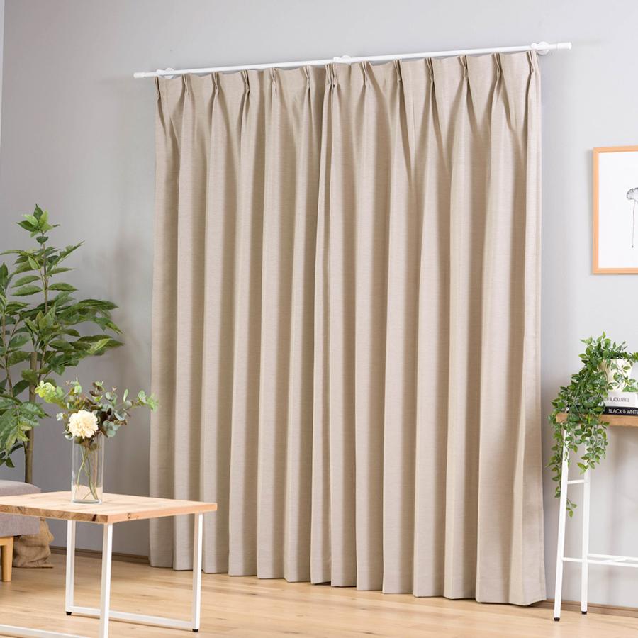 カーテンレール シングル アイアン 取り付け 正面付け ADIUM MONOCHROME シングルセット 351〜400cm H-N-0_10