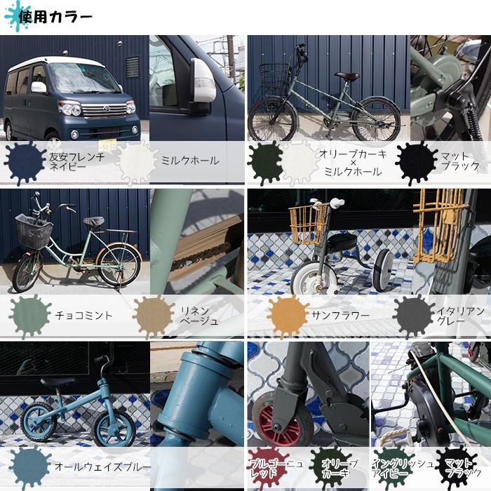 車 塗料 全塗装 自分で DIY ペンキ カーペイント 艶消し マット 水性塗料 Dippin'Paint ベーシック 3kg 6色｜interior-depot｜13