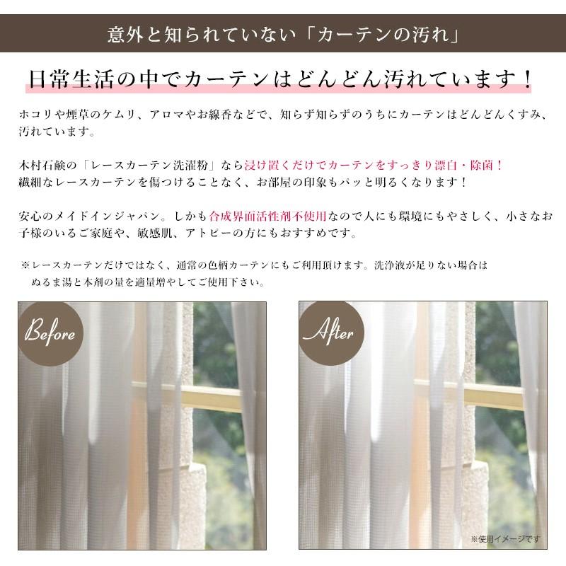 レースカーテン洗濯粉 1箱2回分 ecofriend＋α エコフレンド 木村石鹸