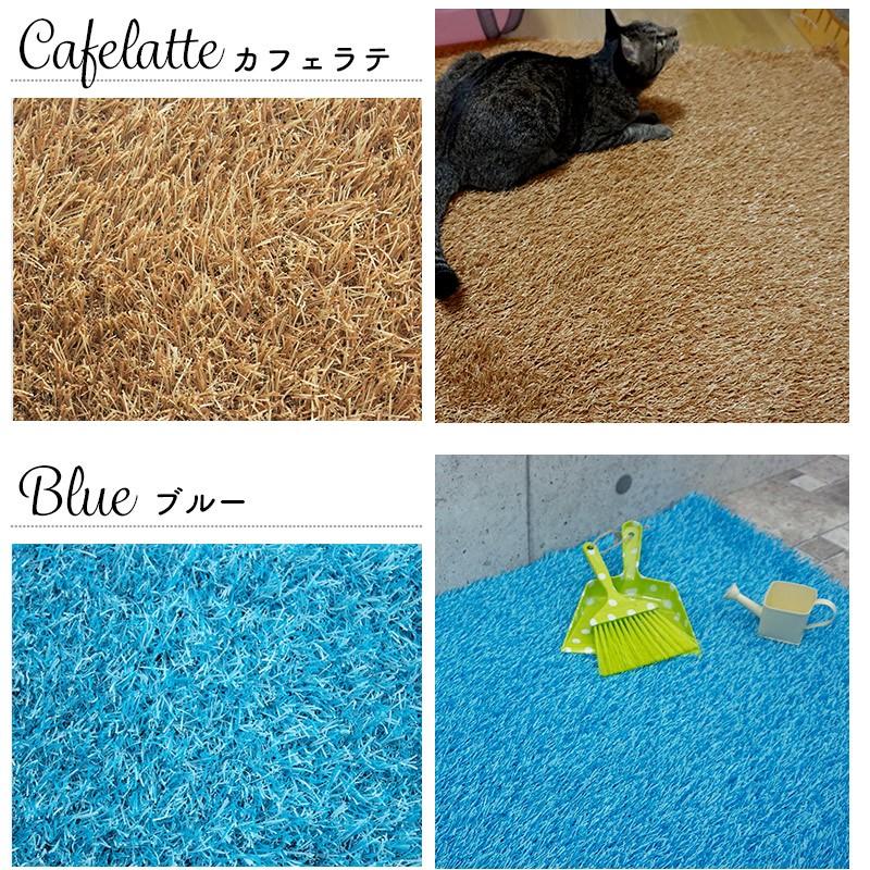 人工芝 カラー 1m×10m ロール 庭 ベランダ リアル人工芝 防炎 diy 芝丈30mm いつでもGreen レギュラータイプ 直送品 JQの画像