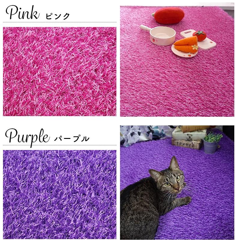 人工芝 カラー 1m×10m ロール 庭 ベランダ リアル人工芝 防炎 diy 芝丈30mm いつでもGreen レギュラータイプ 直送品 JQの画像
