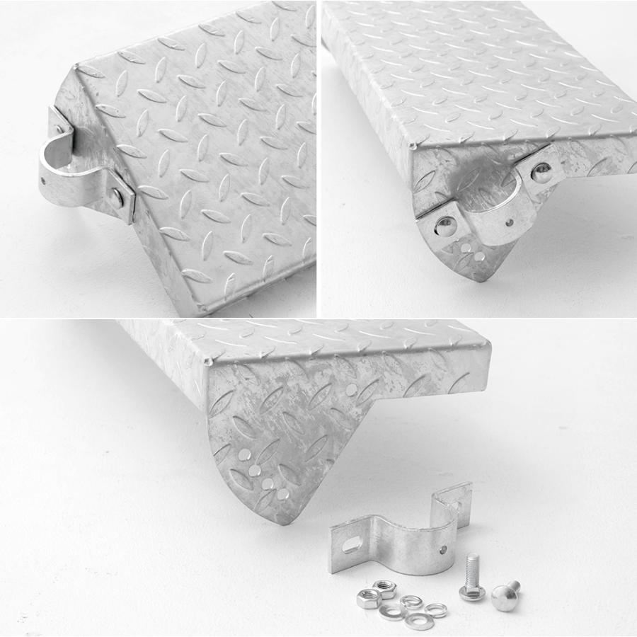 単管パイプ 階段 ステップ ジョイント 金具 種類 部品 工場 小屋 diy